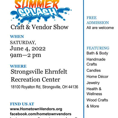 Summer Splash Craft & Vendor Show